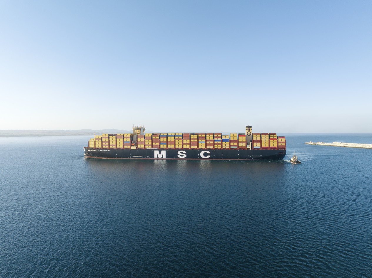 MSC Michel Cappellini at sea